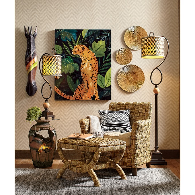 3-Piece Gold Medallion Art, , large