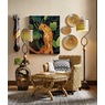3-Piece Gold Medallion Art, , large
