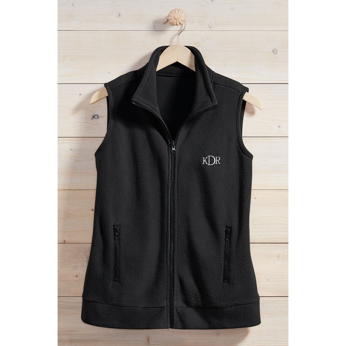 Personalized Women's Fleece Vest | Seventh Avenue