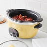 Green Life Slow Cooker Healthy Duo 6-Quart Slow Cooker, Butter, large