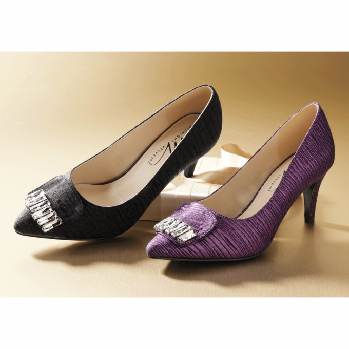 Midnight Velvet Blaire Pump, , large