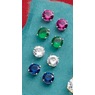 4-Pair Lab-Created Stud Earring Set, , large