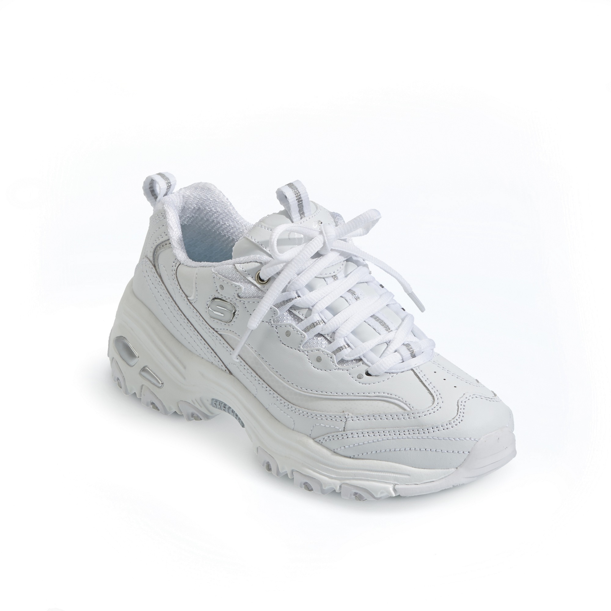 sketchers white shoes for women