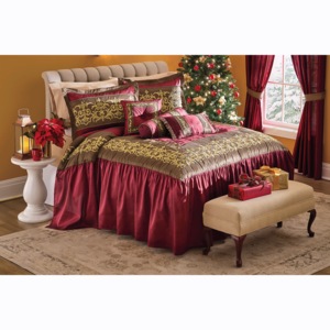 Kingston Embroidered 6-pc. Skirted Bedspread Set, , large