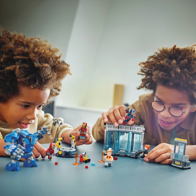 LEGO Marvel Iron Man's Laboratory: Hall of Armor, , large