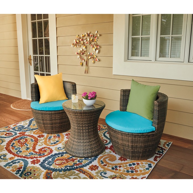 3-Piece Outdoor Dining Set, , large