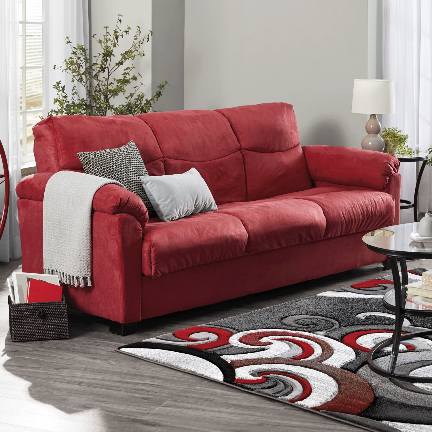 Super Plush Convertible Sofa Bed with Storage | Seventh Avenue