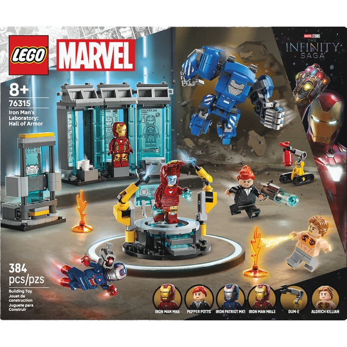LEGO Marvel Iron Man's Laboratory: Hall of Armor, , large
