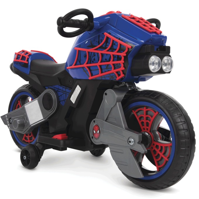 Spider-Man Motorcycle Ride-On, , large