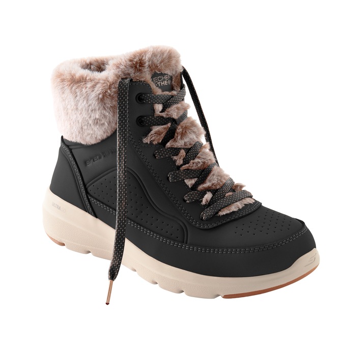 Skechers Women's Slip-Ins On The Go Glacial Ultra Mountain Muse Boot, Black, large