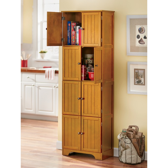 Westwick Tall Wooden Cabinet with 8 Doors | Seventh Avenue