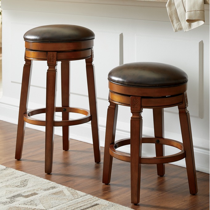 Renata Carved Stool, , large