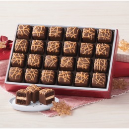 Salted Caramel Brownie Petits Fours, , large