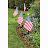 Set of 4 Solar American Flag Stakes, , large