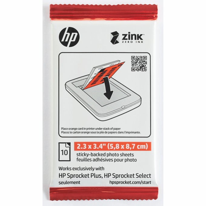 HP Sprocket 2.3" x 3.4" Refill Paper, , large