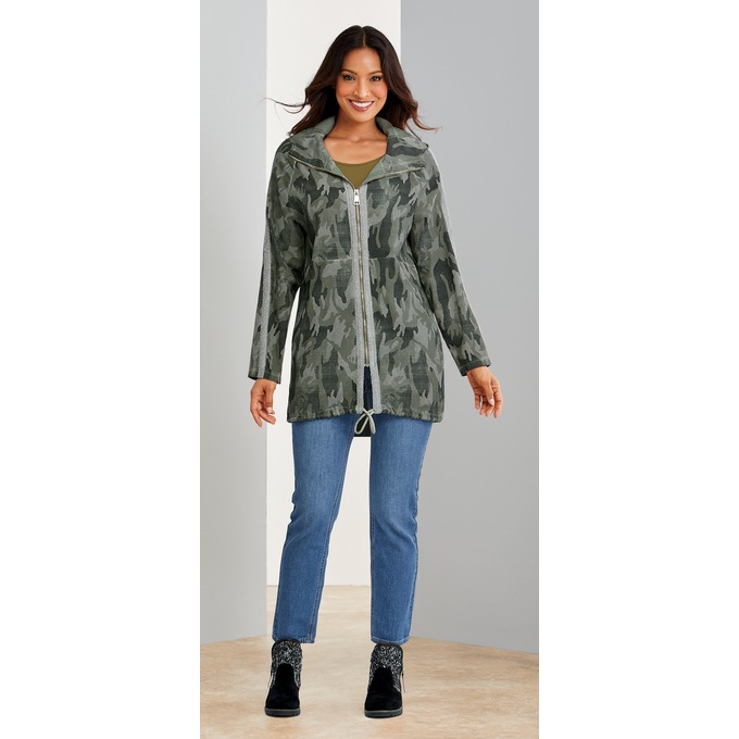 Camo Stretch Jacket, , large