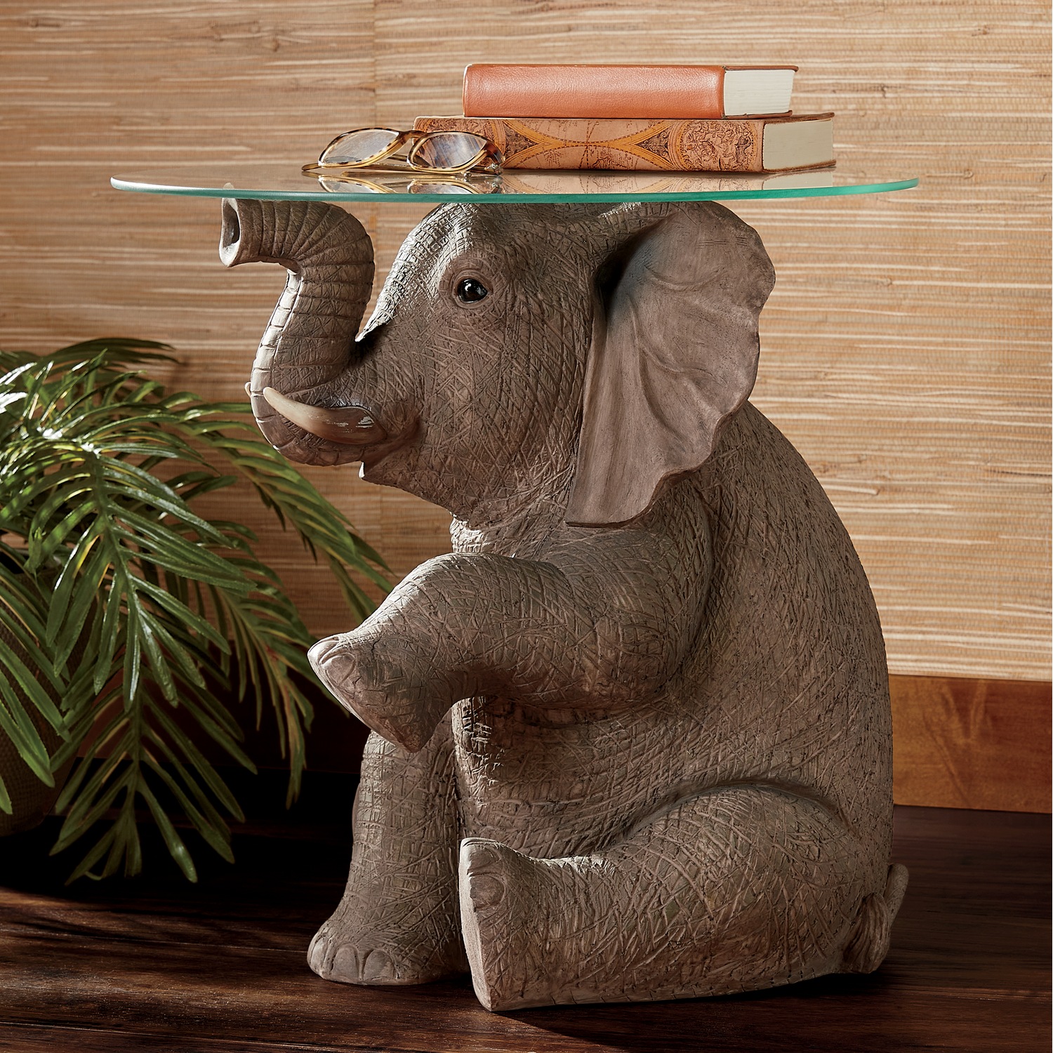 Elephant End Table Seventh Avenue