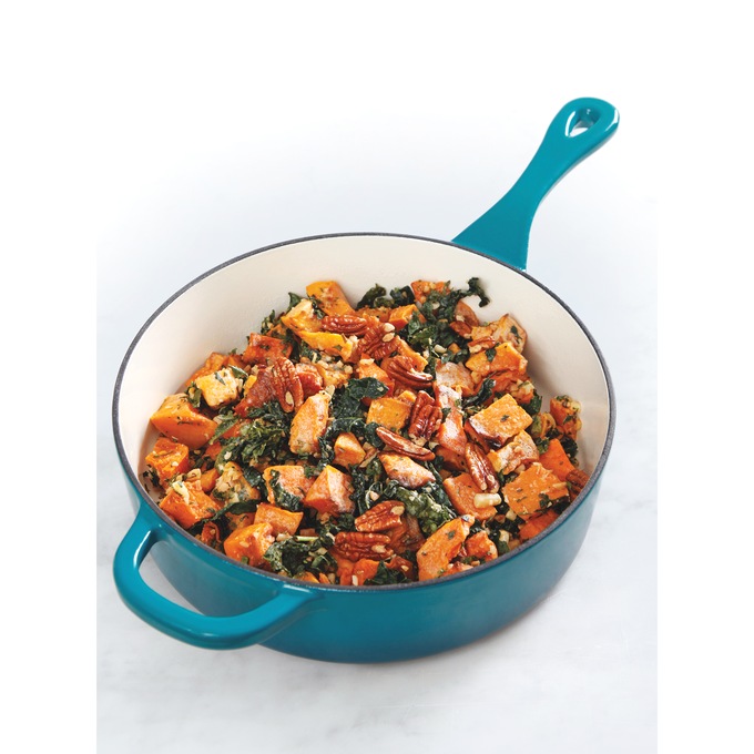 Crock Pot Artisan 3.5-qt. Enameled Cast Iron Deep Sauté Pan with Lid, , large