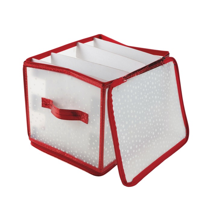 Simplify Christmas Light Organizer, Red, large