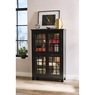 Lit Double Curio Cabinet, , large