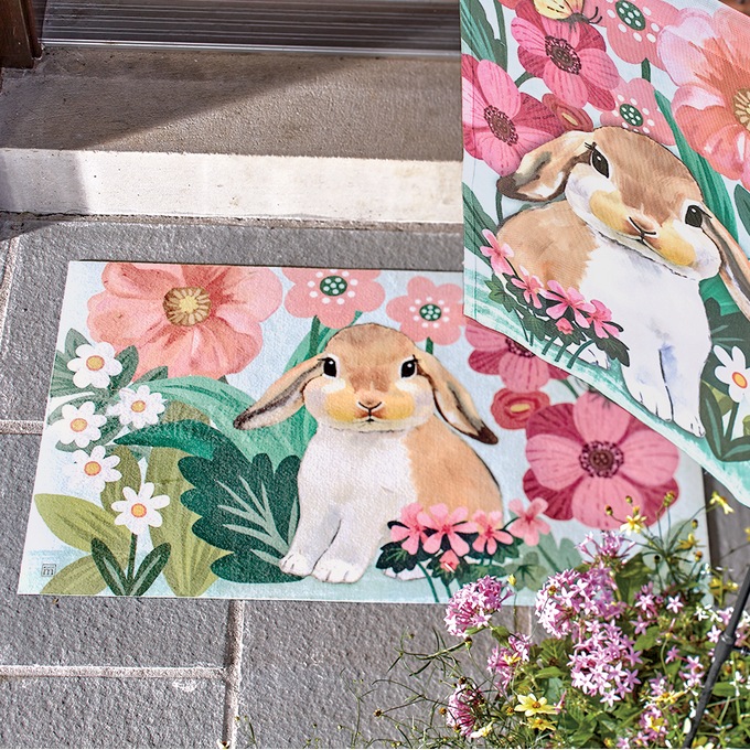 Bunny Love Flag, , large