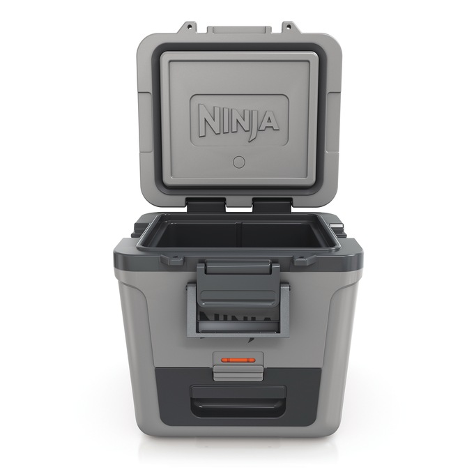 Ninja FrostVault 30-Quart Wheeled Cooler with Dry Zone, Gray, large