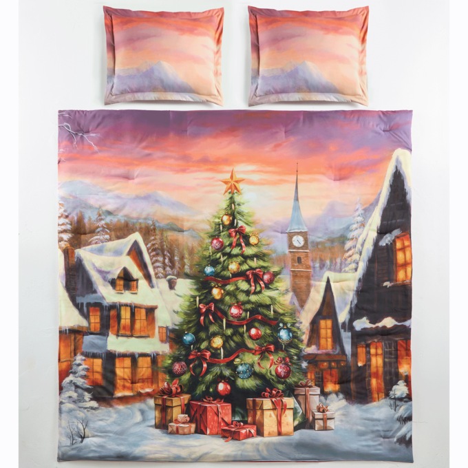 Holiday LED Comforter Set, , large