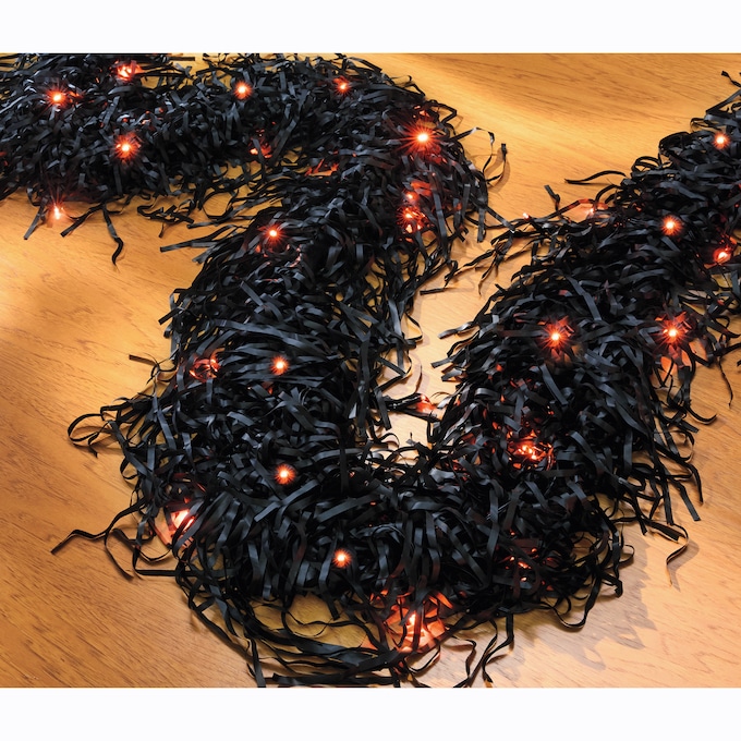 Lit Halloween Garland, , large