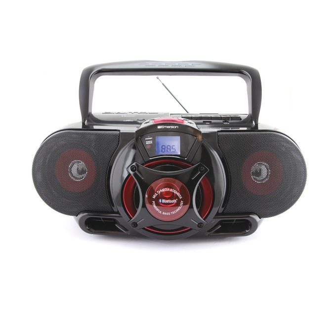 Emerson Boom Box with Bluetooth & Super Bass, , large