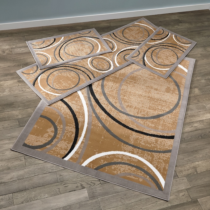 4-Piece Loops Rug Set, , large