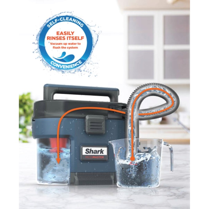 Shark Messmaster Portable Wet/Dry Vac, Small Shop Vac, 1-Gallon Capacity, Perfect for Cars and Pets, , large