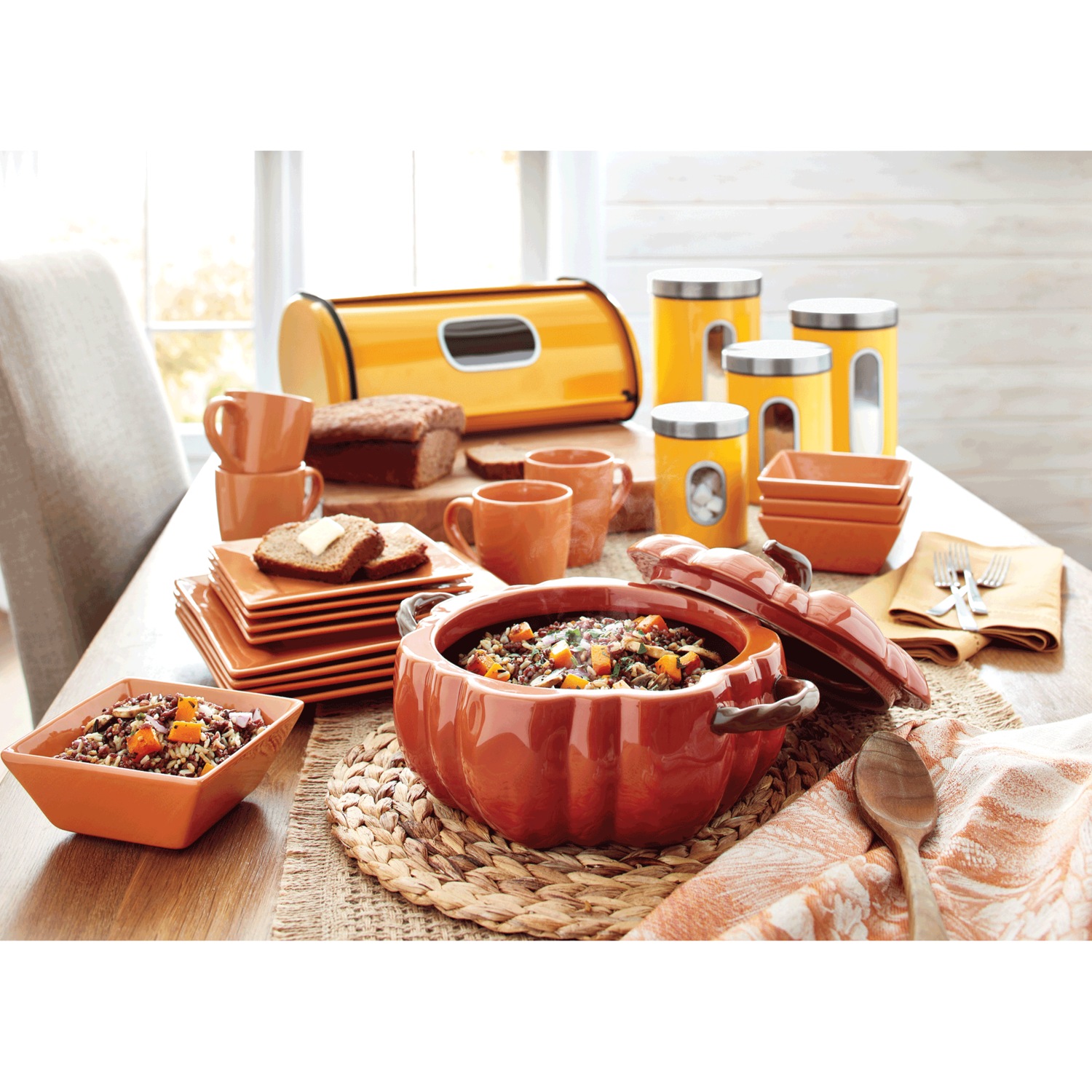 Covered 3-Quart Pumpkin Baker | Seventh Avenue