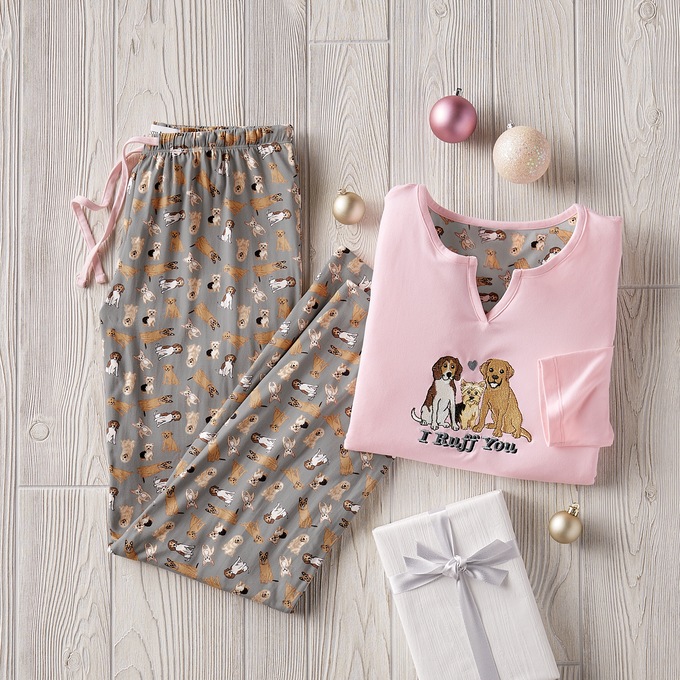 Women&#39;s I Ruff You PJ Set, , large