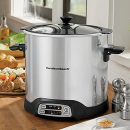 Hamilton Beach Sear and Cook 10-Qt. Stockpot Slow Cooker, , large
