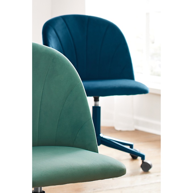 Abigail Office Chair, Navy, large