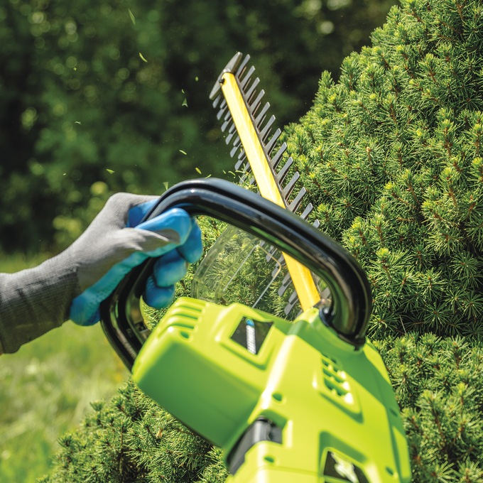 Earthwise 2-in-1 Corded Electric Hedge Trimmer, , large