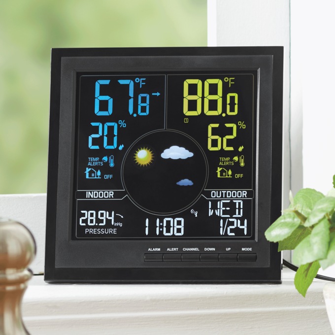 Digital Display Weather Station, , large