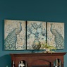 3-Piece Peacock and Vase Canvas Set, , large