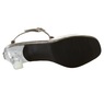 The Marnie Sandal with Rhinestone Strap and 2.5” Clear Acrylic Heel, , large