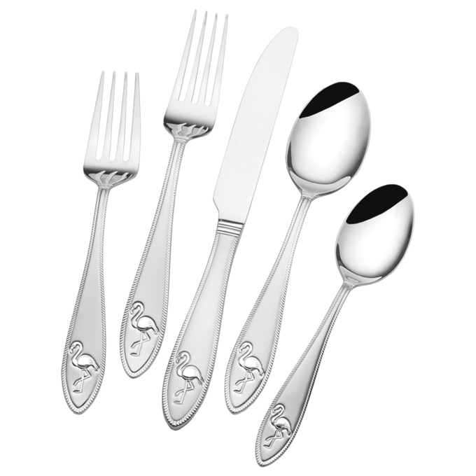 20-Piece Coastal Flatware Set, , large