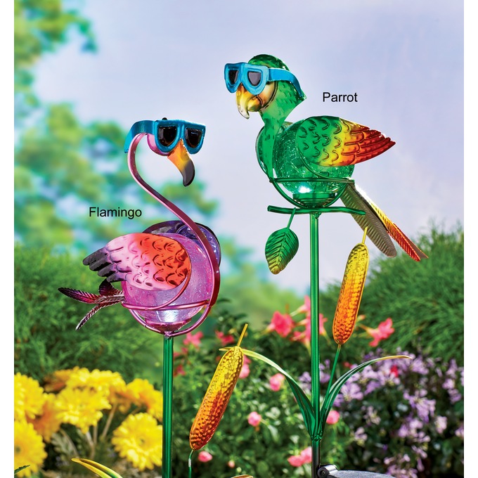Solar Exotic Bird-Flamingo or Parrot, , large