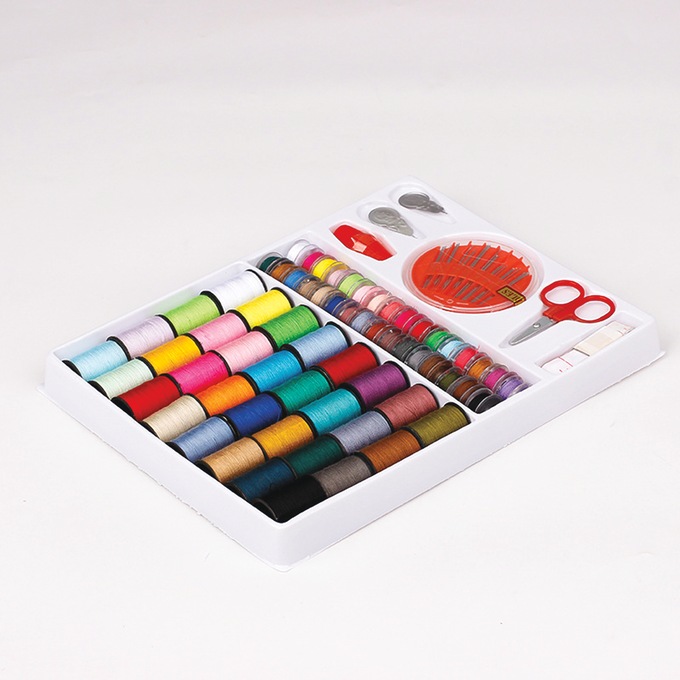 Insta Sewing Machine 100-Piece Bobbin Box Sewing Kit, , large