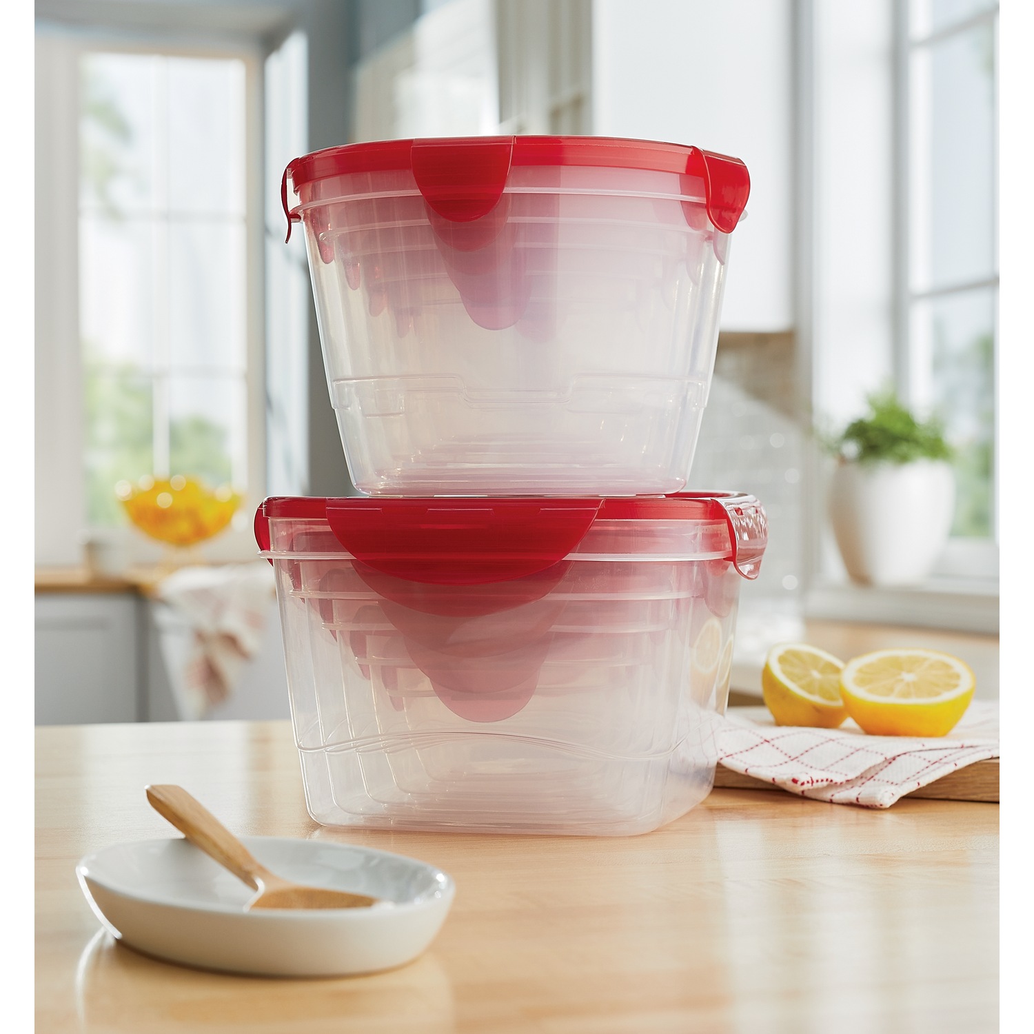 Chef Tested 20-Piece BPA-Free Food Storage Set with Snap-Lock Lids
