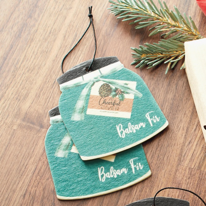 Set of 2 Cheerful Car Air Fresheners, , large