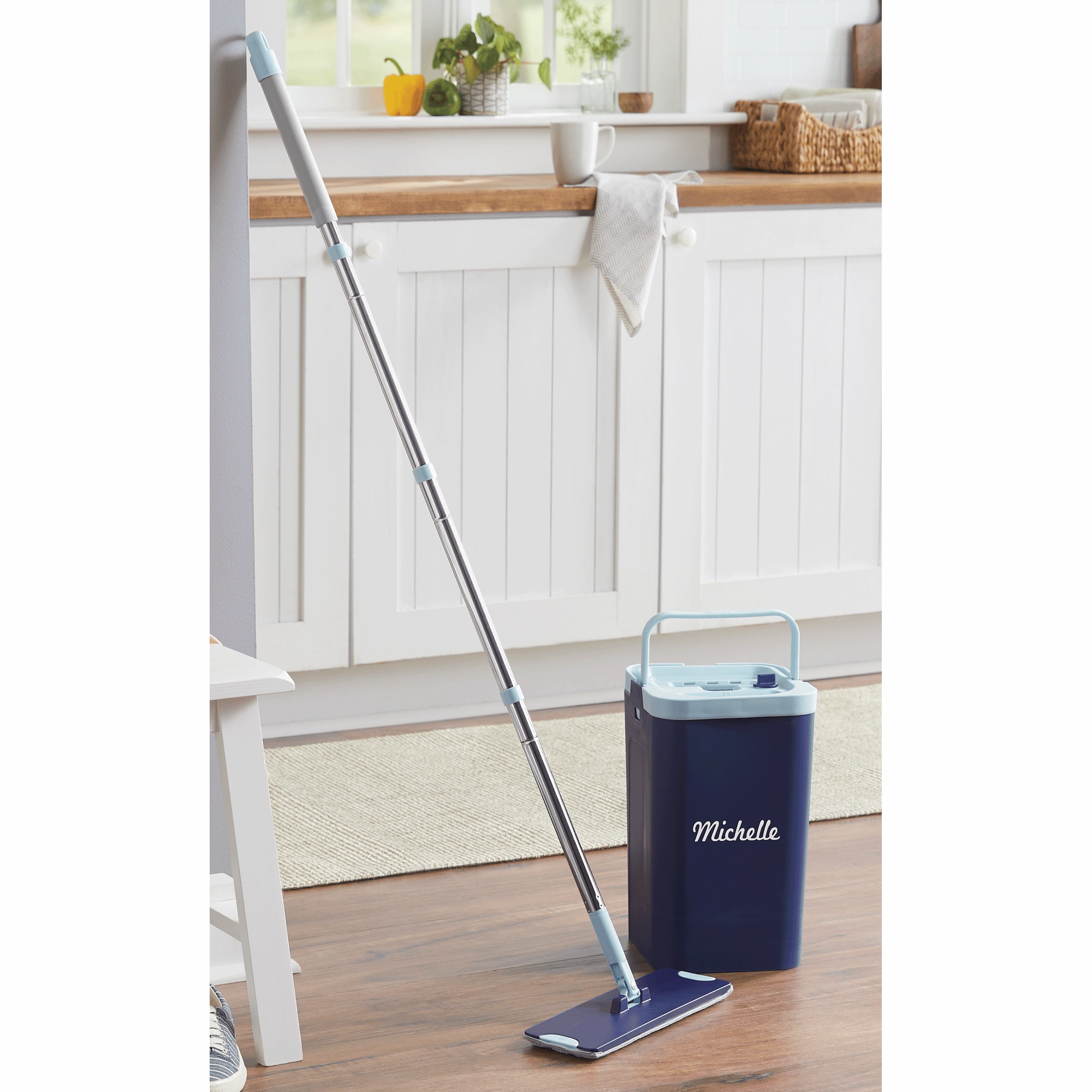 Casabella Clean Water Flat Mop Bucket System, , large