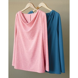 Lexa Drape Neck Top, , large