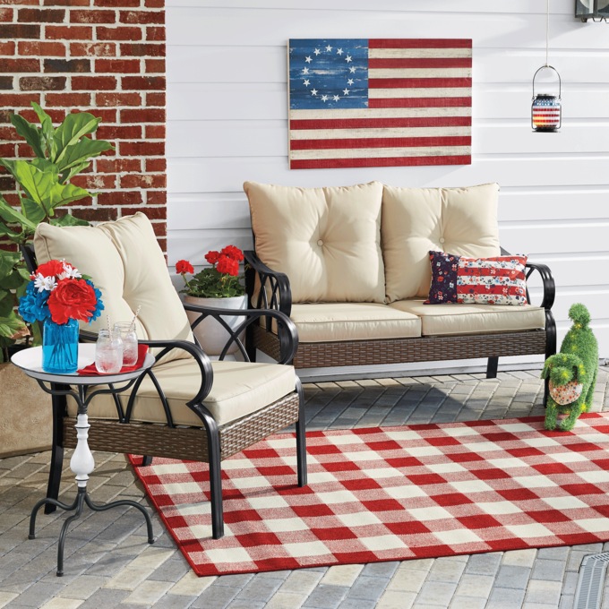 Barnwood Flag Art, , large