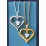 Cubic Zirconia Heart Love You More Pendant, , large