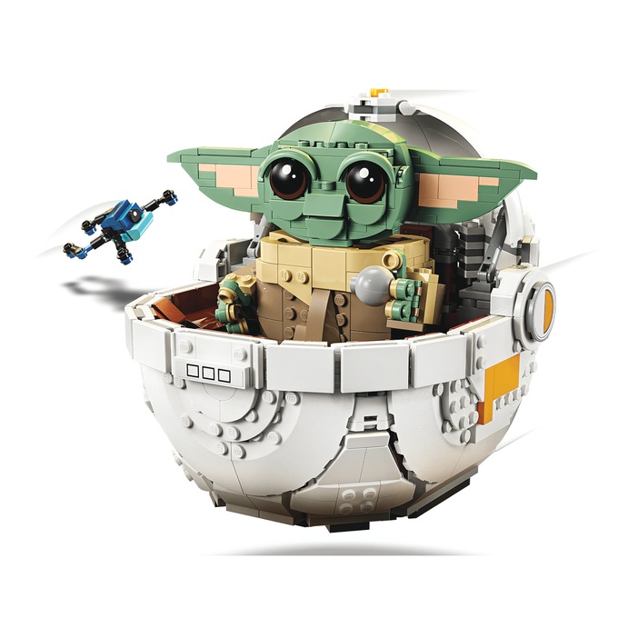 LEGO Star Wars Grogu with Hover Pram, , large