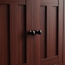 Katie Sideboard Cabinet with Drawers, Black Cherry, large